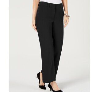 Alfani Women's Size 6L Black Curvy Bootcut Dress Pants NWT